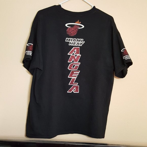 Miami Heat Women's Short Sleeve Shirt. ANGELA. Womans SZ L - Picture 5 of 8